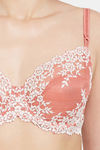 Wacoal Single Layered Wired 3/4Th Coverage Lace Bra - Faded Rose White Sand — thumbnail 7